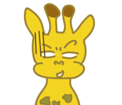 Giraffe-Momo sticker #12198915
