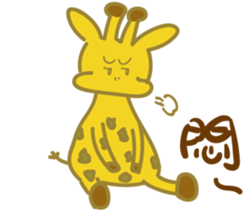 Giraffe-Momo sticker #12198917