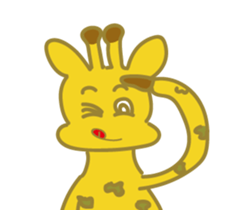 Giraffe-Momo sticker #12198923