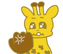 Giraffe-Momo sticker #12198925