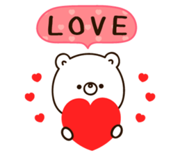 White bear Standard version sticker #12199466