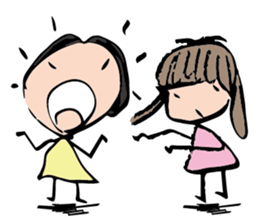 Us, Elementary school students sticker #12199540