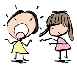 Us, Elementary school students sticker #12199540