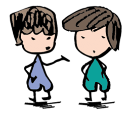 Us, Elementary school students sticker #12199550