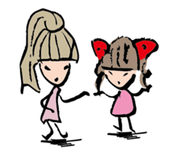 Us, Elementary school students sticker #12199559