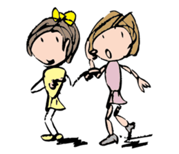 Us, Elementary school students sticker #12199562