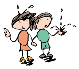 Us, Elementary school students sticker #12199569