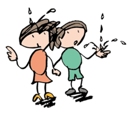 Us, Elementary school students sticker #12199569