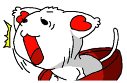 Cat in the dish sticker #12199838