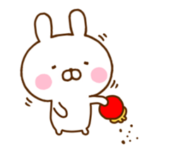 Rabbit Usahina negative sticker #12199887