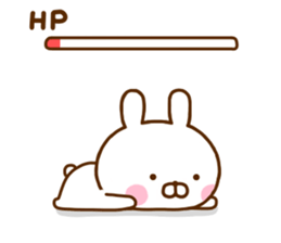 Rabbit Usahina negative sticker #12199892