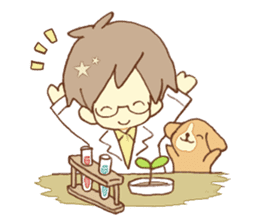 Doctor spends weekend with his dog sticker #12200370