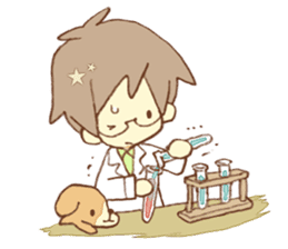 Doctor spends weekend with his dog sticker #12200391