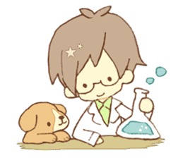 Doctor spends weekend with his dog sticker #12200397