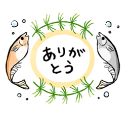 Various Medaka of stickers sticker #12200598