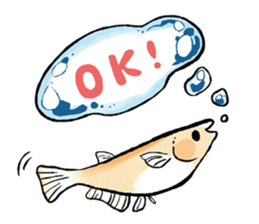 Various Medaka of stickers sticker #12200599