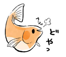 Various Medaka of stickers sticker #12200606