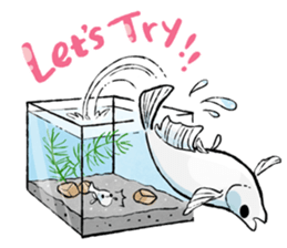 Various Medaka of stickers sticker #12200637