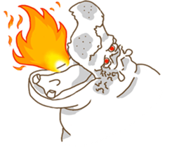 Dou Zi Round and girl iki sticker #12200654