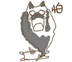 Dou Zi Round and girl iki sticker #12200655