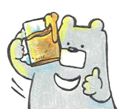bear and me sticker #12200734