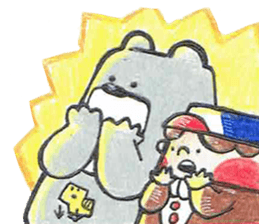 bear and me sticker #12200742