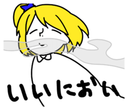 a blonde girl sticker #12201244