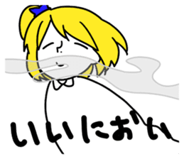 a blonde girl sticker #12201244