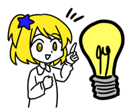 a blonde girl sticker #12201280