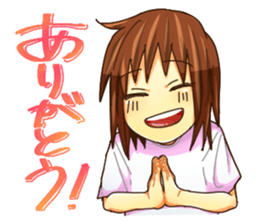 Girl of a JITO eye sticker #12201320