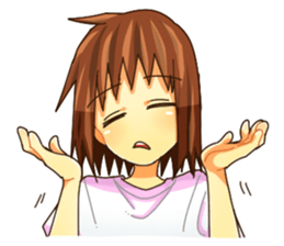 Girl of a JITO eye sticker #12201330