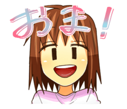 Girl of a JITO eye sticker #12201332