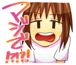 Girl of a JITO eye sticker #12201339