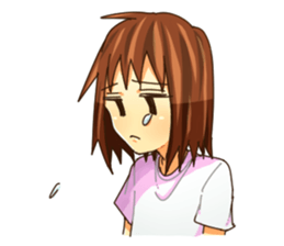 Girl of a JITO eye sticker #12201341