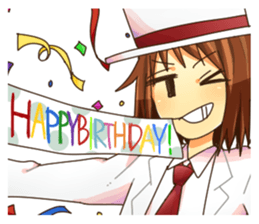 Girl of a JITO eye sticker #12201348