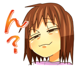 Girl of a JITO eye sticker #12201350