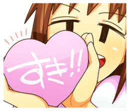 Girl of a JITO eye sticker #12201357