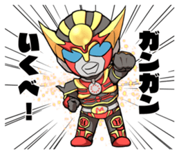 Iron Hero Ganriser Heroes sticker #12202090