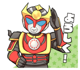 Iron Hero Ganriser Heroes sticker #12202097