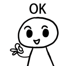 Ah White Money Matter sticker #12202373