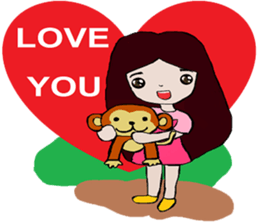 Four girls. Wow Wow sticker #12203347