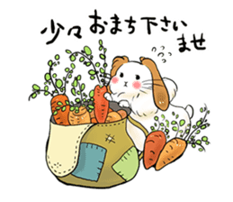 fluffy Rabbit mohumohu sticker #12203691