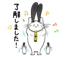 fluffy Rabbit mohumohu sticker #12203694