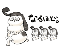 fluffy Rabbit mohumohu sticker #12203703