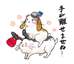 fluffy Rabbit mohumohu sticker #12203711