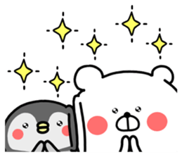 Bears and penguins sticker #12203799