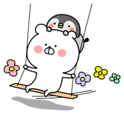 Bears and penguins sticker #12203803