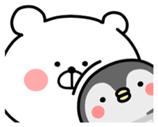 Bears and penguins sticker #12203808