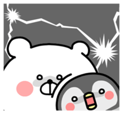 Bears and penguins sticker #12203816