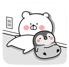 Bears and penguins sticker #12203830